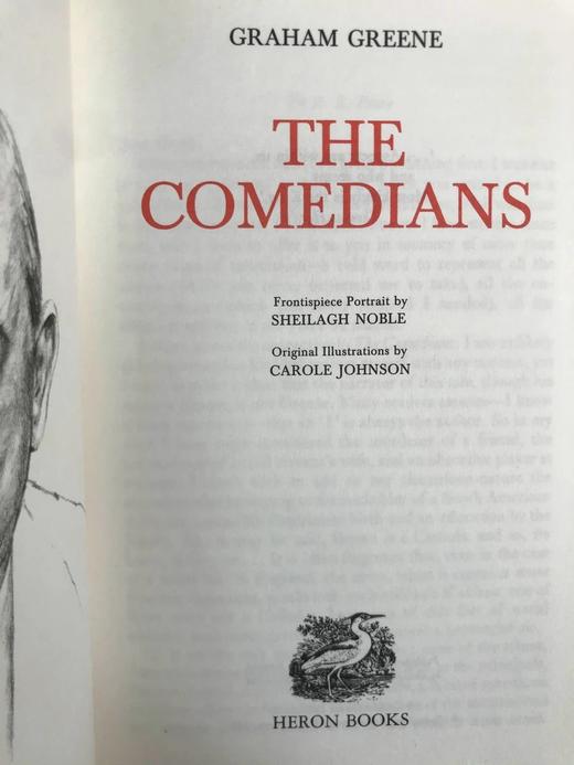 格雷厄姆·格林《孽海游龙》 6幅插图 苍鹭出版社（HeronBooks）复古仿皮精装本 商品图3