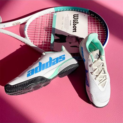 阿迪达斯儿童网球鞋 Adidas Barricade k 大童运动缓震舒适网球鞋 商品图3