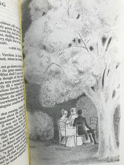 司汤达《红与黑》 数十幅插图 苍鹭出版社（HeronBooks）复古仿皮精装本 商品图10