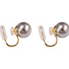 AC005无耳洞耳夹小众简约气质珍珠耳夹耳环超仙时尚新款耳钉蚊香盘耳饰 商品缩略图4