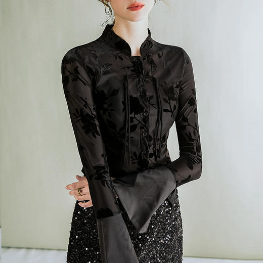 春装新款国风上衣设计感 F20245140 商品图2