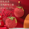 【擦手必备；柿柿如意】喜庆擦手巾，毛绒吸水，卫生方便，干爽不粘；厨卫两用，实用百搭；快来送礼，名副其实的节日好礼！ 商品缩略图0