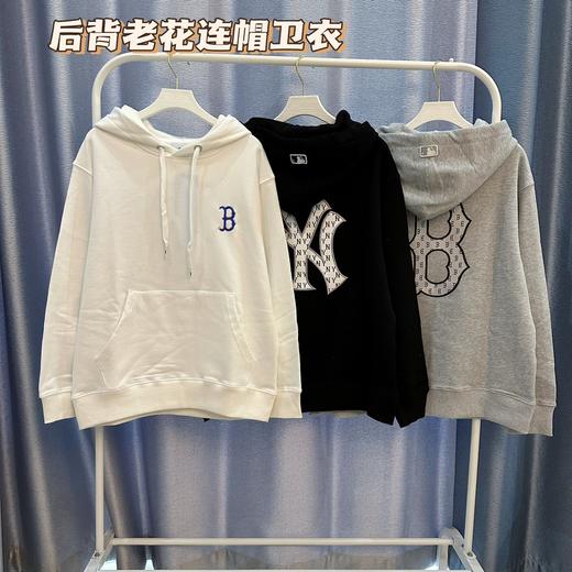 点此购买 MLB春秋季男女款后背大logo印花连帽卫衣 jh 281869 商品图0