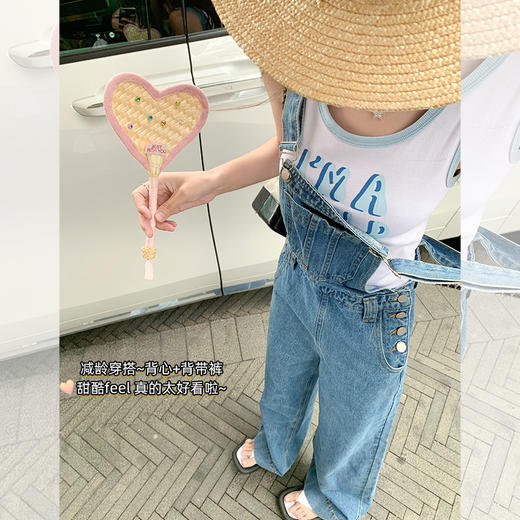 <曾小咸推荐>【元气节拍】两色字母背心 商品图2