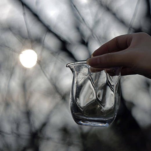 清褶扁形公道杯○玻心璃语 商品图6