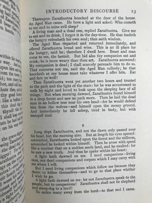 尼采《查拉图斯特拉如是说》 苍鹭出版社（HeronBooks）复古仿皮精装本 商品图5