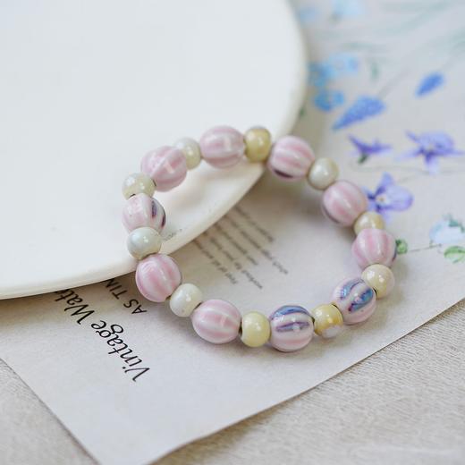 【景德镇陶瓷手串 手链女生复古饰品】送礼物 学生配饰 严选情侣手饰 商品图2