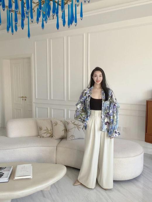 自制款高腰阔腿裤LSQ 商品图3