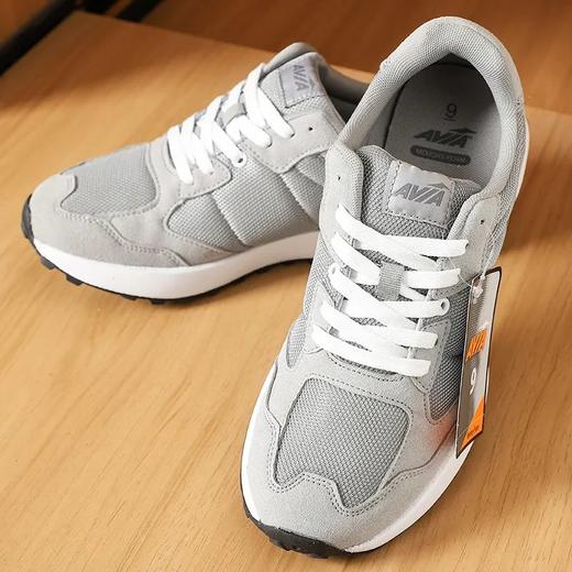 吊牌25美金！反绒皮网布拼接男士运动跑步鞋阿甘鞋 商品图0