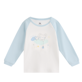 丽婴房-内衣类（秋）G3圆领套装6_浅蓝