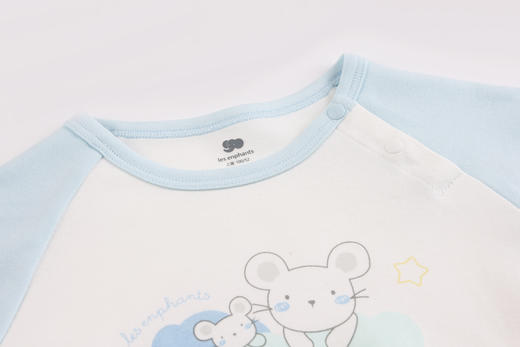 丽婴房-内衣类（秋）G3圆领套装6_浅蓝 商品图4