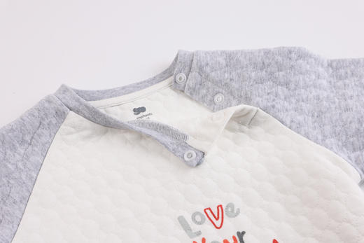 丽婴房-内衣类（秋）G3圆领套装W_浅灰 商品图6