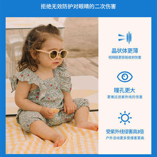 OLIVIOCO 24新款儿童圆形太阳眼镜 经典系列 | 儿童墨镜小宝宝太阳眼睛婴儿男女宝亲子时尚超轻偏光防UV 商品图4