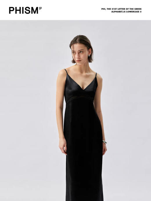 拼接吊带连衣裙 商品图3