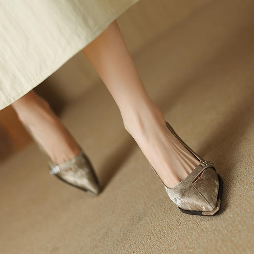 【预售5天】优雅中国风，里外真皮浅口单鞋DP&2261 商品图10