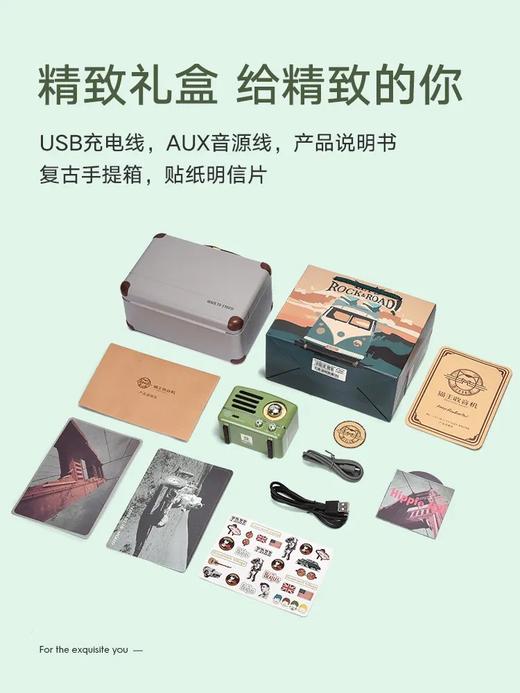 【云粉节】【9.2折】7楼鼎易数码 猫王音响猫王小王子OTR复古蓝牙音箱收音机小型家用生日礼物女生  吊牌价399，活动价369 商品图2