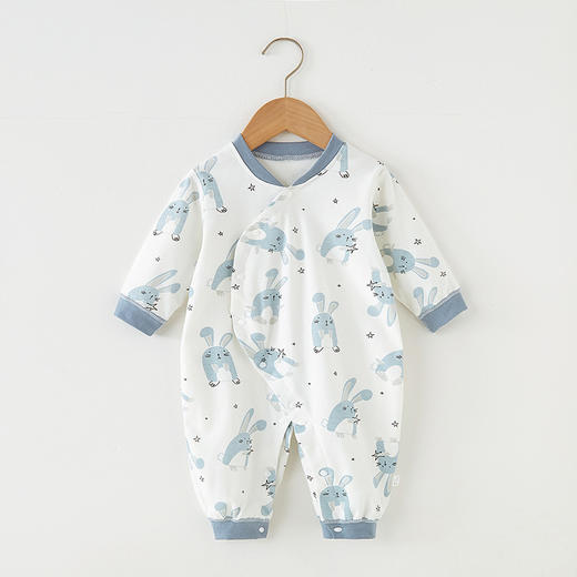 【无骨缝制 将柔软穿在身上】清华北大婴儿连体衣服新生儿春秋季打底长袖哈衣宝宝A类纯棉爬服 商品图11