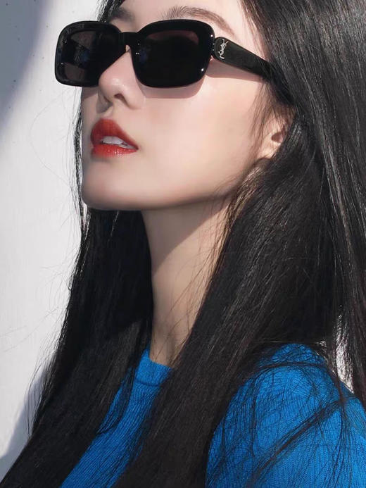 娜扎同款 老杨家 柔美蛋型 窄框 时髦复古 墨镜 太阳镜 商品图2