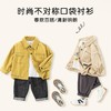 儿童衬衫春季新款宝宝韩版翻领外套小童口袋长袖上衣春装男童衬衣 商品缩略图3