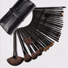 【美妆工具】-32支化妆刷套装黑色原木色美妆工具 商品缩略图0