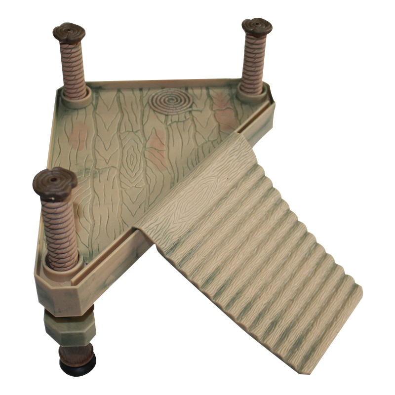 【乌龟晒台】漂浮岛设计，适合所有水面高度