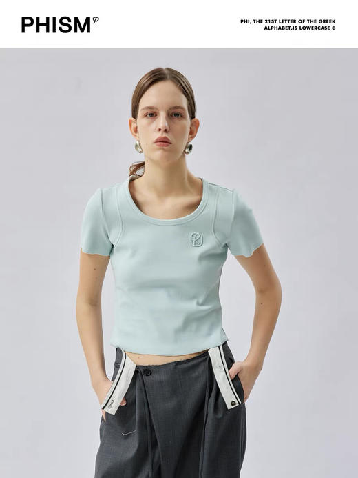 结构短袖 商品图0