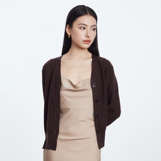 连绵·天丝莱赛尔织纹开衫 商品图1