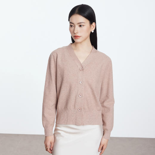 连绵·天丝莱赛尔织纹开衫 商品图3