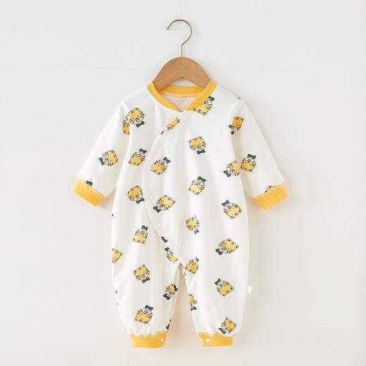 【无骨缝制 将柔软穿在身上】清华北大婴儿连体衣服新生儿春秋季打底长袖哈衣宝宝A类纯棉爬服 商品图10