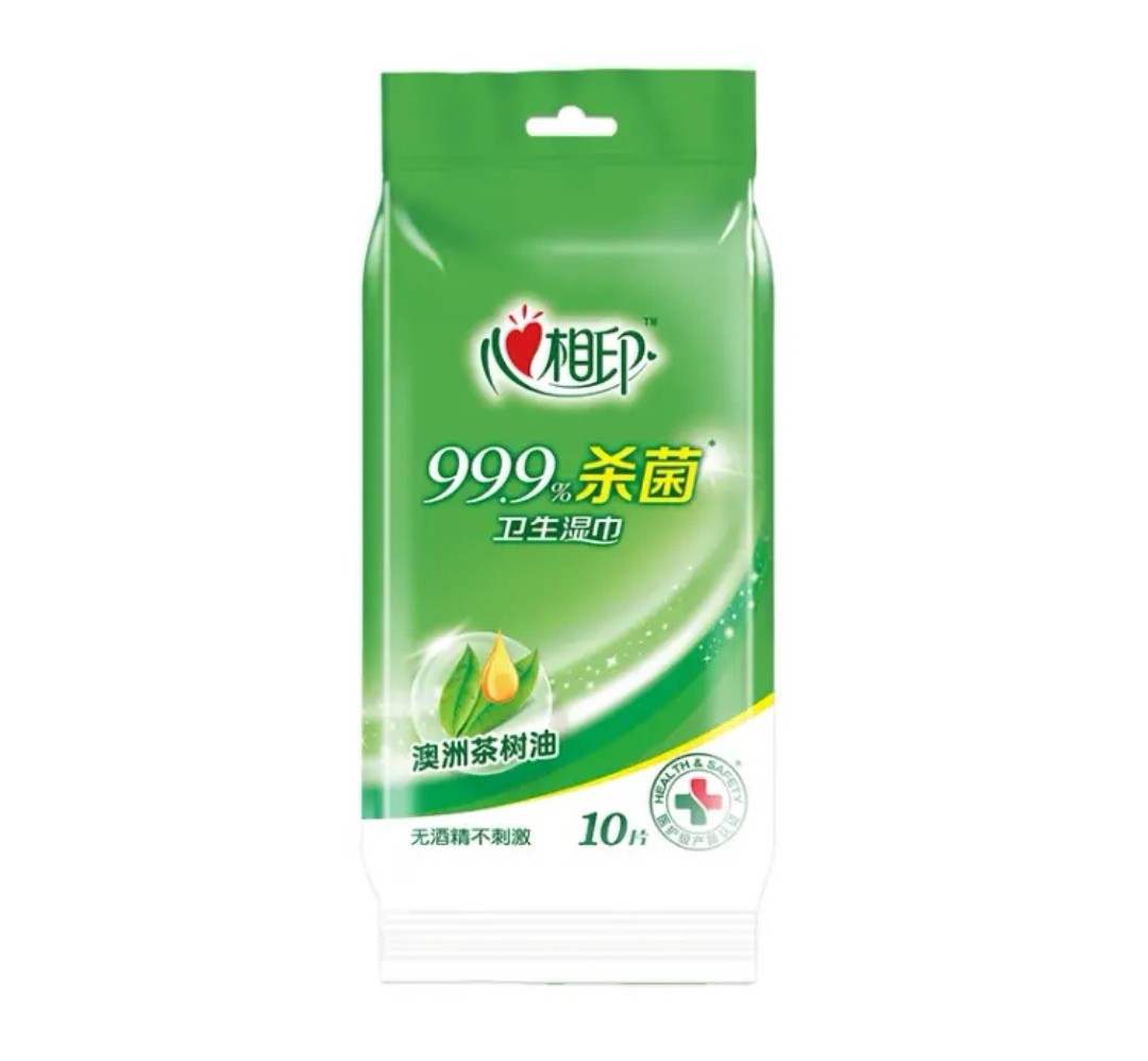 心相印杀菌湿巾独立装10片装  XCA001