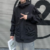 【新款DPX】大依优型大码大口袋工装连帽假两件外套夹克男装胖子春夹克宽松外套男 商品缩略图0