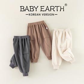 儿童裤子秋季新款束脚裤男童韩版休闲裤宝宝针织长裤秋装女童卫裤