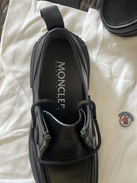 【现货+欧洲专柜预定】Moncler 盟可莱 男女通款 全新黑色4cm+增高休闲皮鞋/休闲鞋 G209A4D 商品图8