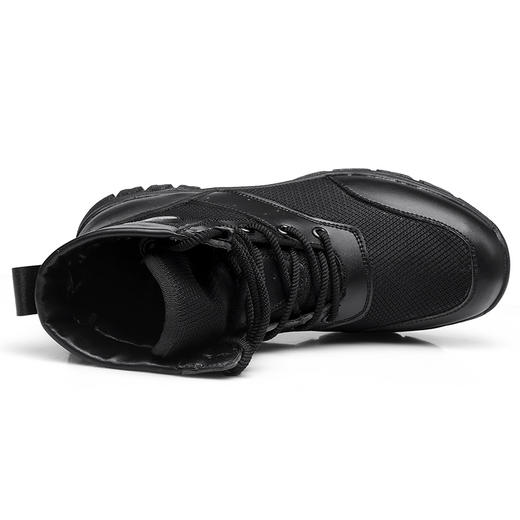 强人3515男士户外运动休闲鞋防刺穿黑色高帮训练登山鞋防滑耐磨 商品图6