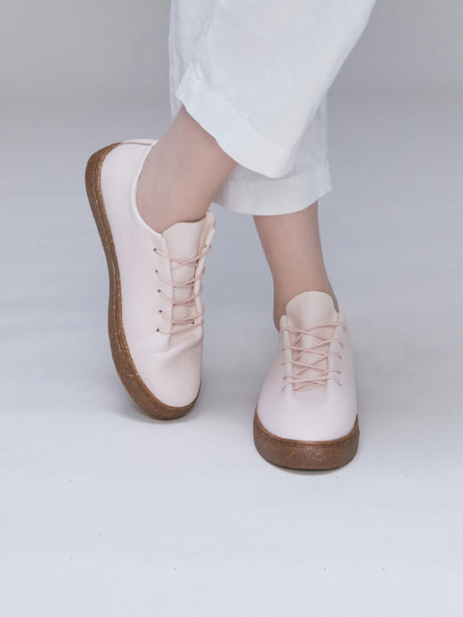 madnomad｜沙漠粉 Lagom vegan sneakers 素皮软木底鞋 商品图3