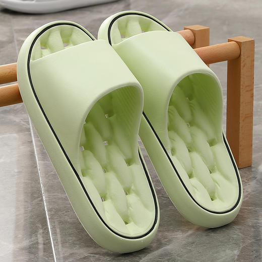 拖鞋家用夏女家居防滑浴室洗澡漏水凉拖男士厚底酒店凉拖鞋批发 商品图2