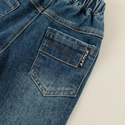 男童牛仔裤秋季新款宝宝韩版长裤小童直筒裤百搭秋装儿童休闲裤潮 商品图3