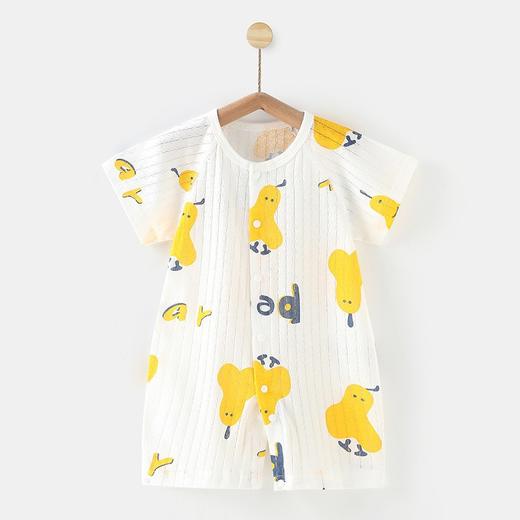 【宝宝短袖连体衣】婴儿衣服夏季薄款女短袖新生儿男宝宝睡衣A类纯棉哈衣短袖连体衣 商品图9