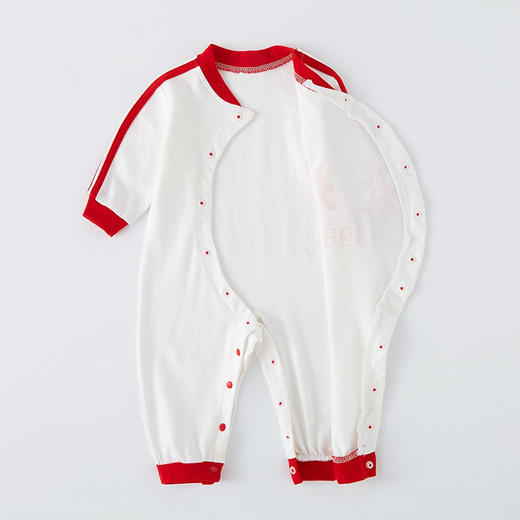【无骨缝制 将柔软穿在身上】清华北大婴儿连体衣服新生儿春秋季打底长袖哈衣宝宝A类纯棉爬服 商品图3