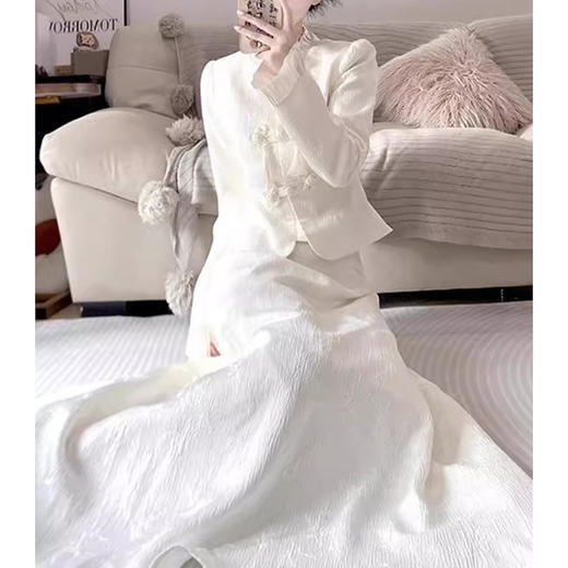 裁缝学苑AQ247小香风套装纸样女装新款新中式国风半裙服装打板 商品图4