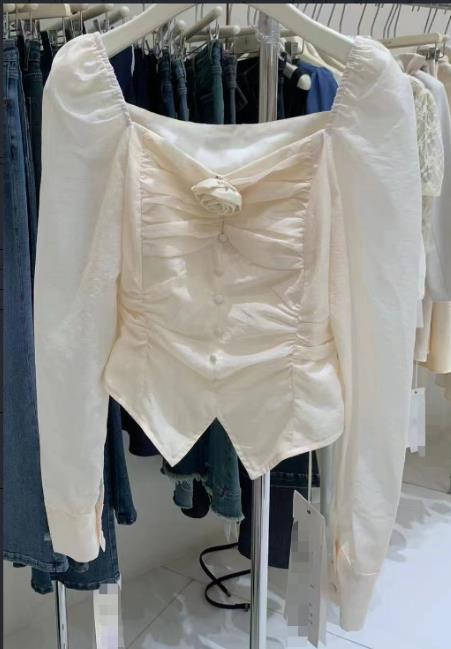 【门店同款】ENJOY春季法式方领上衣 155617427 商品图0