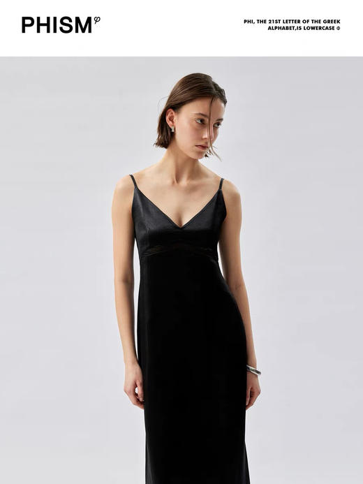 拼接吊带连衣裙 商品图1