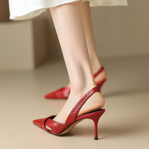 【预售5天】里外全皮羊皮里羊皮垫，爆款包头凉鞋DB&M5626 商品图3