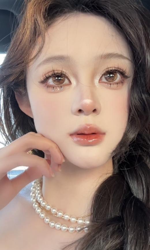 loveiikira日抛 琥珀月/欧若拉 琥珀棕色/深邃蓝绿 14.2mm 一盒十片装 日抛无售后！！非离子 商品图3