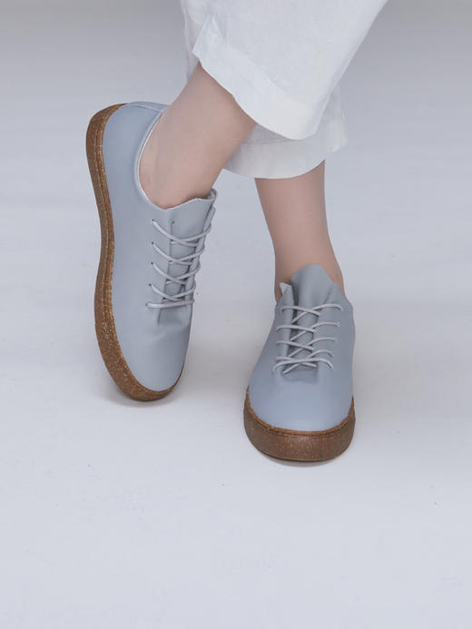 madnomad｜迷雾灰 Lagom vegan sneakers 素皮软木底鞋 商品图3