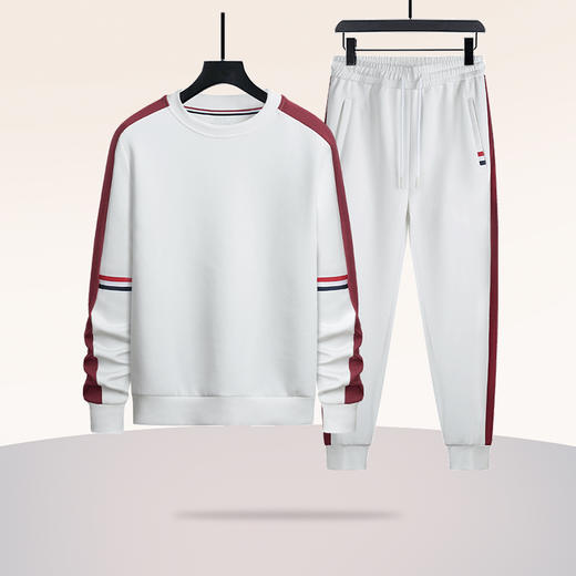 【新款DSK】大依优型大码套装卫衣卫裤圆领两件套休闲运动服套装外穿 商品图2