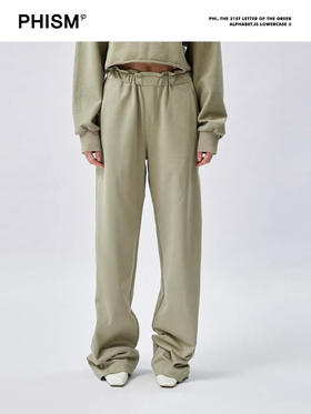 解构拼接松紧腰卫裤