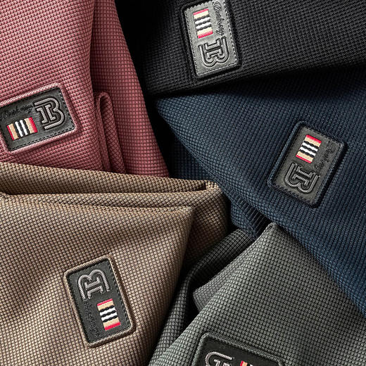 商务polo衫新款男士T恤青年薄款高弹撞色翻领短袖休闲半袖   MD-89630* 商品图2