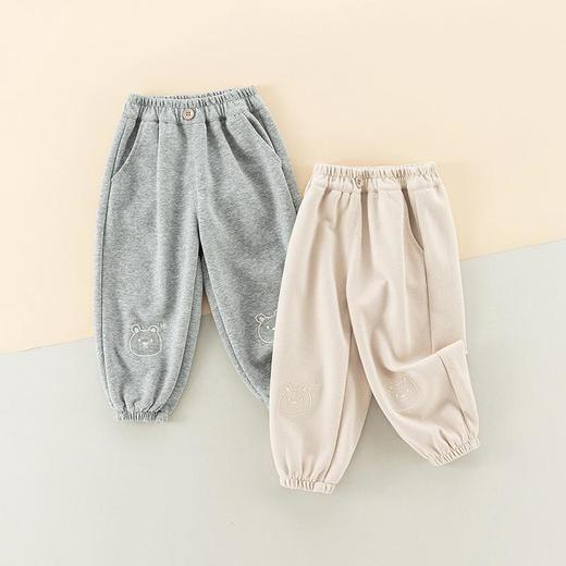 儿童裤子春季男童韩版休闲裤宝宝卡通小熊长裤春装纯棉儿童卫裤春 商品图4