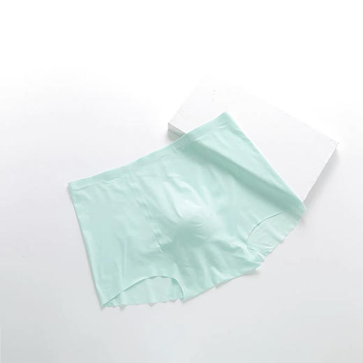 6FIVU男士轻薄透气丝滑中腰平角裤舒适无痕凉感内裤UP00080 商品图0